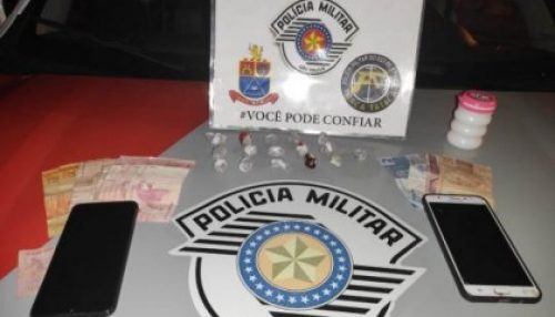 Força Tática apreende droga prende traficante e apreende adolescente em Adamantina