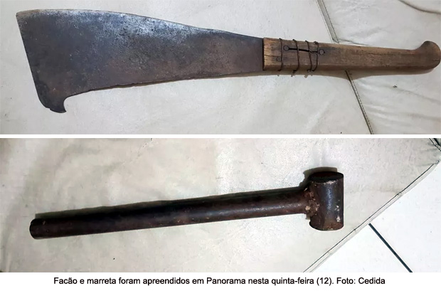 Troca de facadas e marretadas após furto de novilho deixa cinco pessoas feridas em Panorama