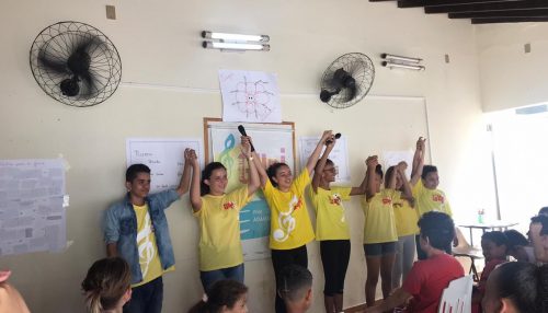 Alunos do Projeto Guri de Adamantina realizam atividade socioeducativa