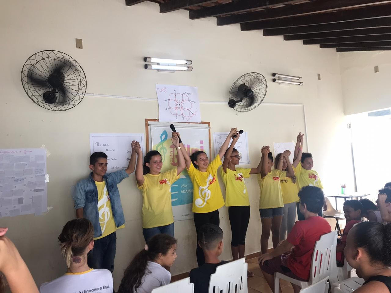 Alunos do Projeto Guri de Adamantina realizam atividade socioeducativa