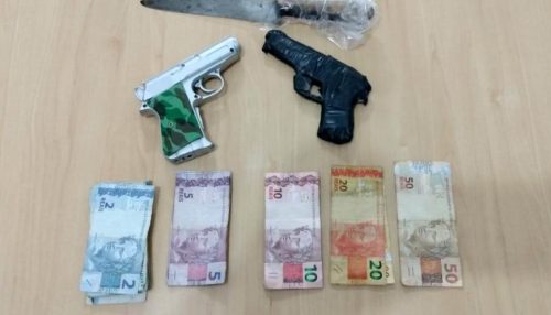 Menores armados assaltam conveniência e são detidos pela Polícia Militar em Adamantina