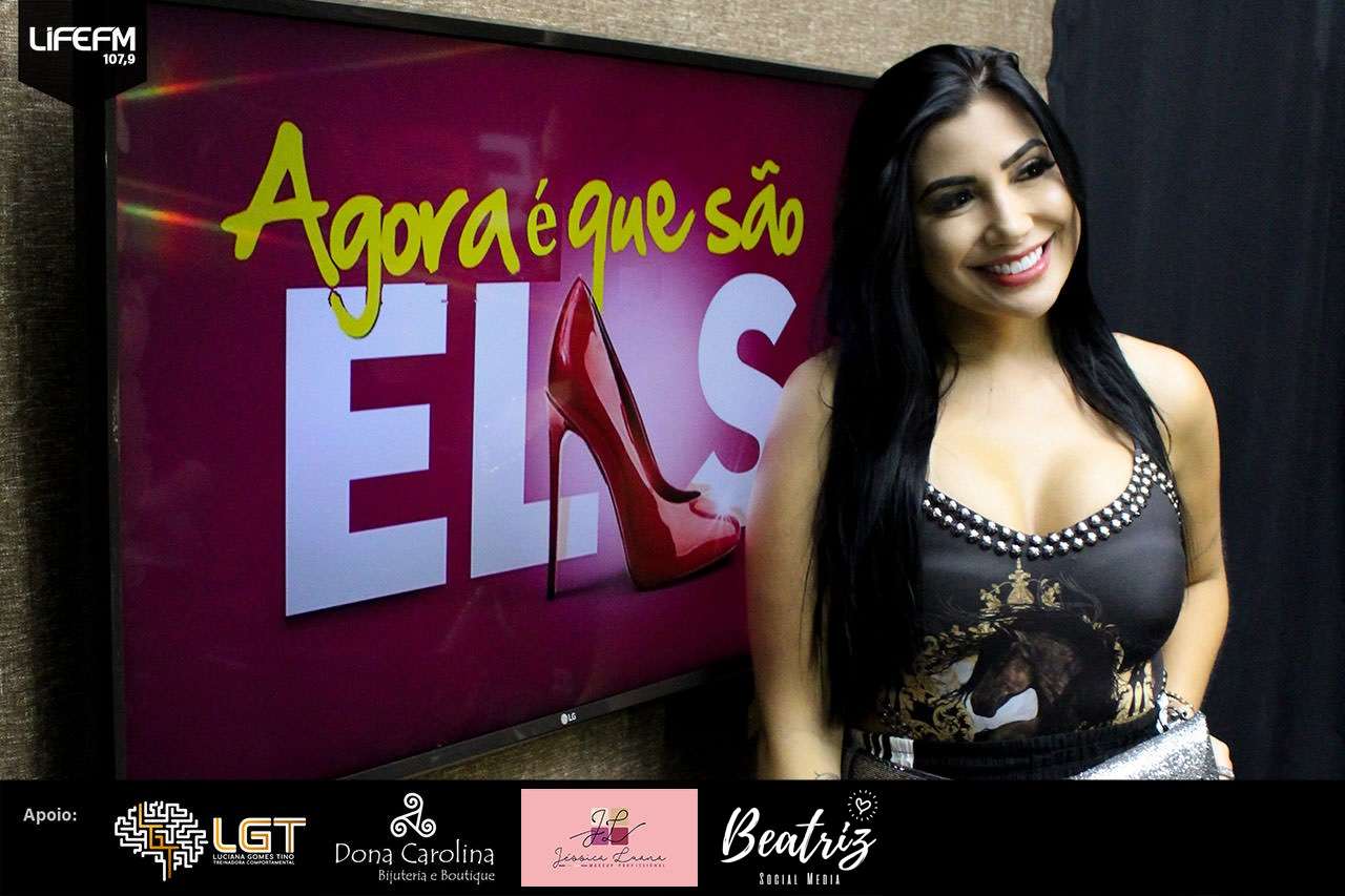 Fotos da Ana Luiza Sanches influencer digital no Programa especial Agora é que são Elas - 22.01.2020