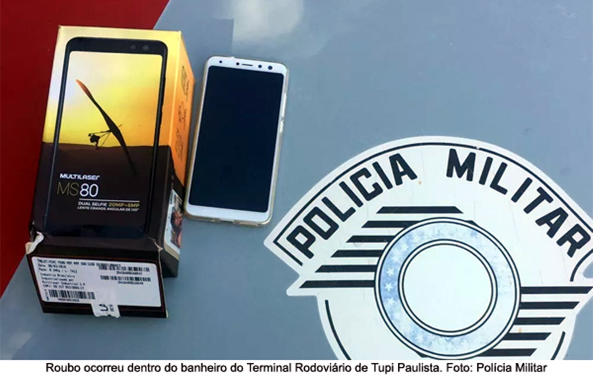 Dupla é presa após agredir e roubar vítima dentro de banheiro do Terminal Rodoviário de Tupi Paulista