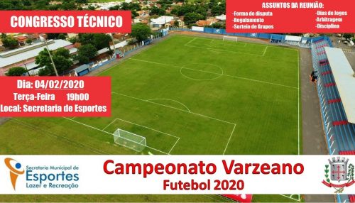 Reunião sobre o Campeonato Varzeano de Futebol de Adamantina acontece nesta terça-feira