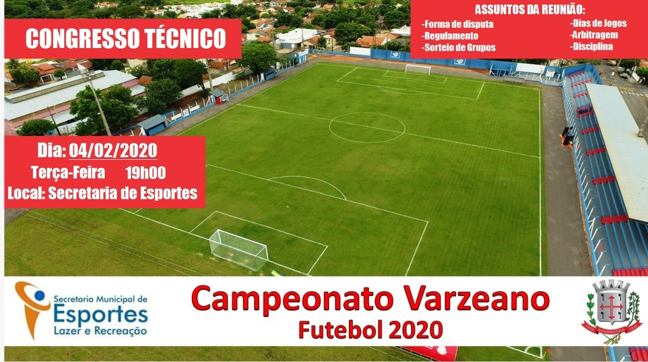 Reunião sobre o Campeonato Varzeano de Futebol de Adamantina acontece nesta terça-feira