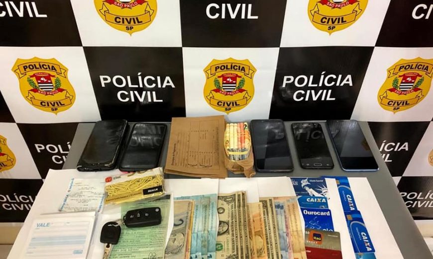 Polícia Civil de Adamantina prende três indivíduos após aplicarem golpe