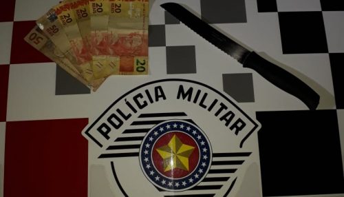 Polícia Militar prende adolescente reincidente por ato infracional de roubo e recupera o dinheiro roubado em Panorama
