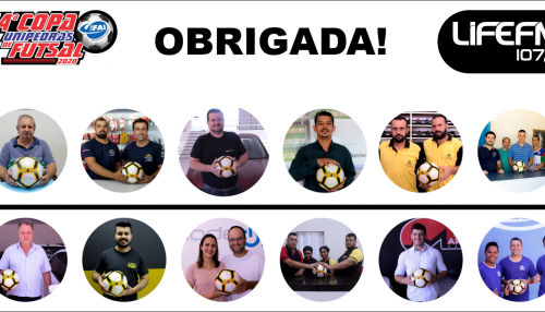 Equipe da Rádio Life FM finaliza cobertura da 14ª Copa Unipedras/Unifai de Futsal 2020 com a grande final