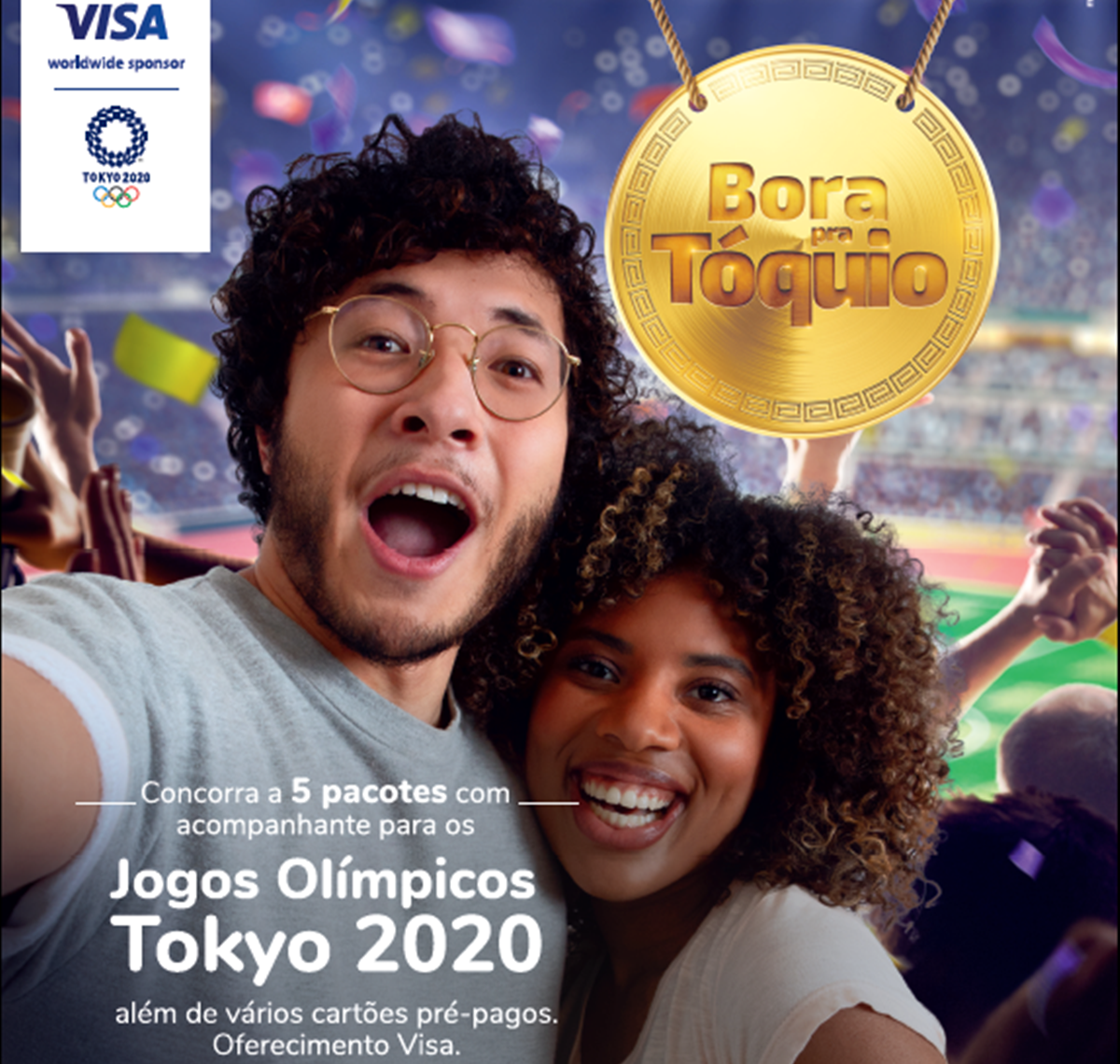 Promoção da Visa, em parceria com o Sicredi, premia com viagem para os Jogos Olímpicos Tokyo 2020
