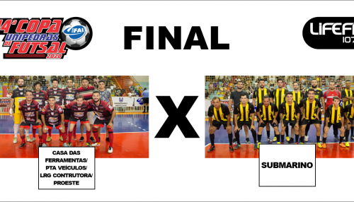 Casa das Ferramentas e Submarinos decidem a 14ª Copa Unipedras UNIFAI de Futsal