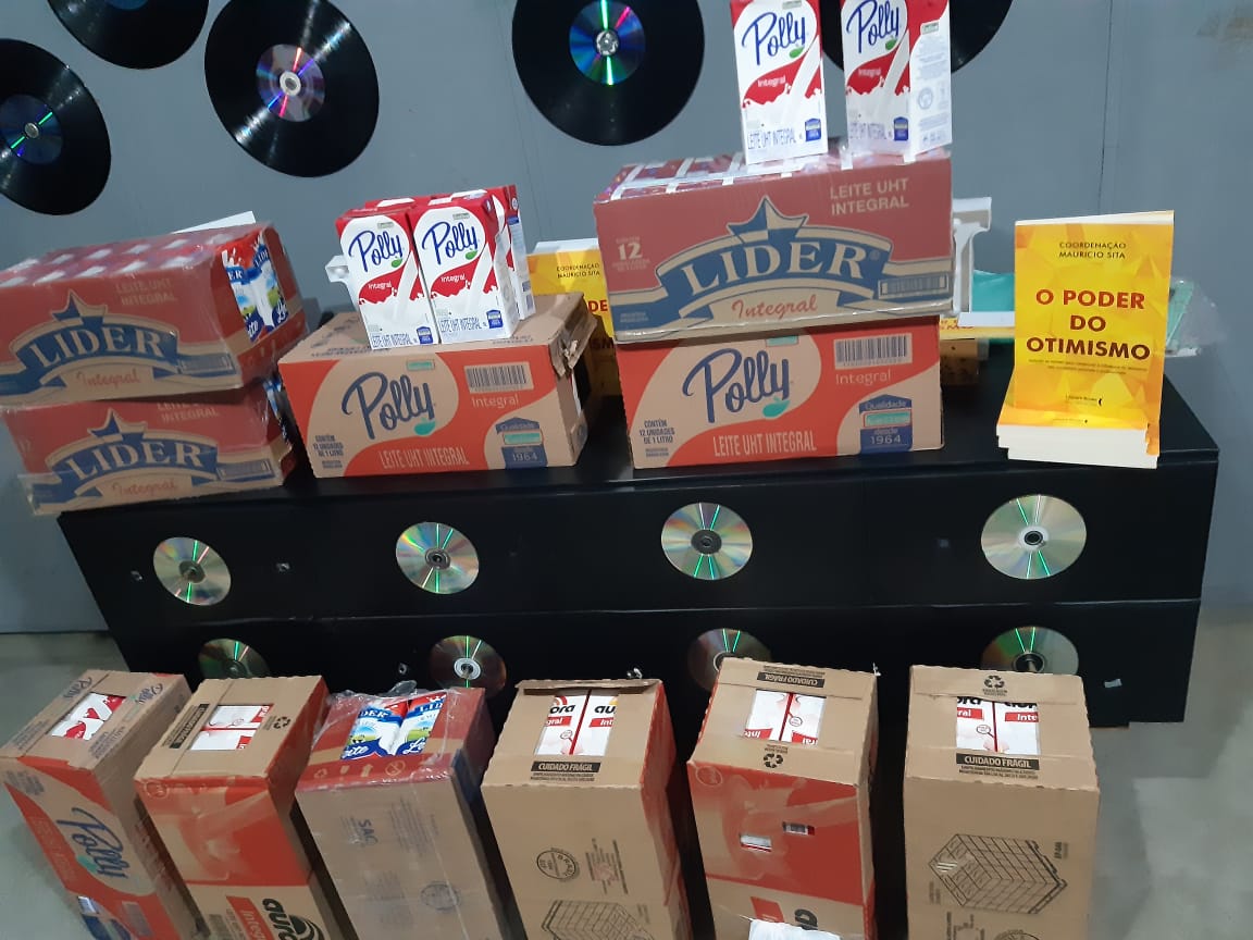 Campanha de doação de Leite realizou segunda entrega neste domingo, 12