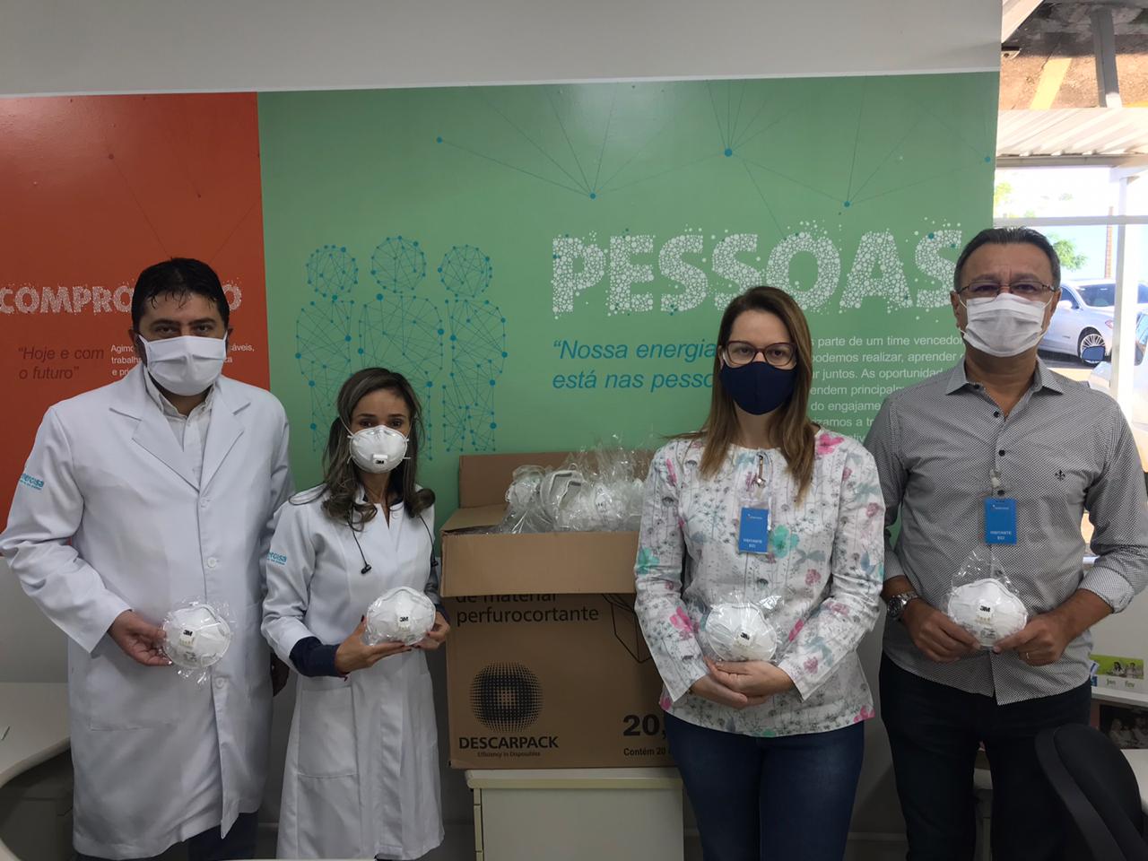 Energisa doa 6,7 mil máscaras N95 para hospitais em 11 estados