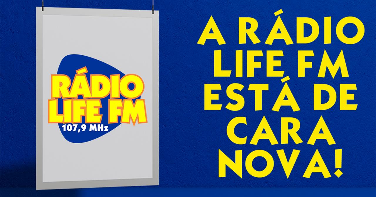 Rádio Life comemora 5 anos com novo visual