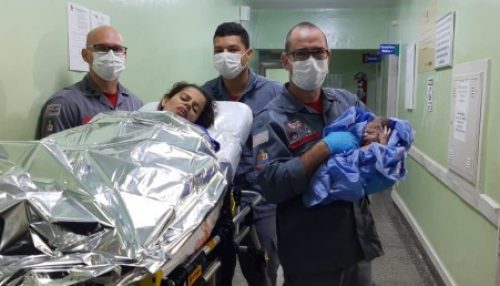 Corpo de Bombeiros realiza parto de emergência em residência de Osvaldo Cruz