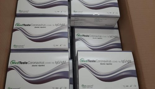 Mil testes rápidos para COVID-19 adquiridos pelo município chegam em Adamantina