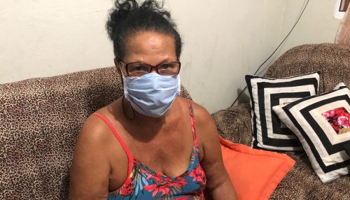 Maria Aquino, curada de Covid-19, já está em sua casa em Adamantina