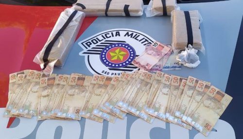 Polícia Militar de Adamantina faz grande apreensão de drogas e prende três pessoas