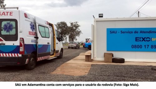 Serviço de Atendimento ao Usuário tem guincho e ambulância na SP-294, em Adamantina