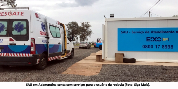 Serviço de Atendimento ao Usuário tem guincho e ambulância na SP-294, em Adamantina