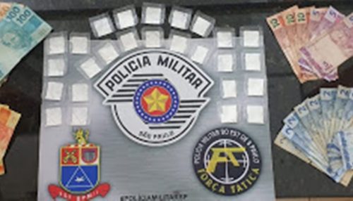 Após abordagem Polícia Militar prende homem por tráfico em Adamantina