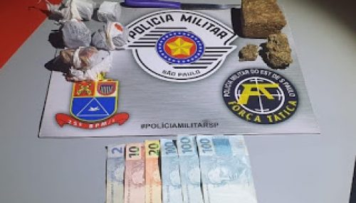 Após denúncia Polícia Militar prende homem por tráfico de drogas em Adamantina