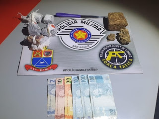 Após denúncia Polícia Militar prende homem por tráfico de drogas em Adamantina