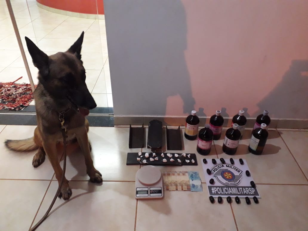 Idoso é apreendido por tráfico de drogas em Flórida Paulista