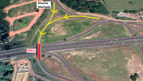 CART irá fazer obras de melhoria em viaduto da SP-270