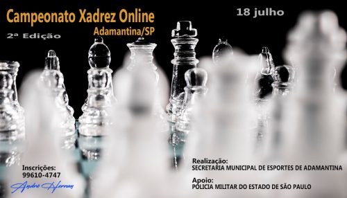 Sede da 2ª Companhia da Polícia Militar em Adamantina receberá partidas do Campeonato Oficial Online de Xadrez da região de Adamantina