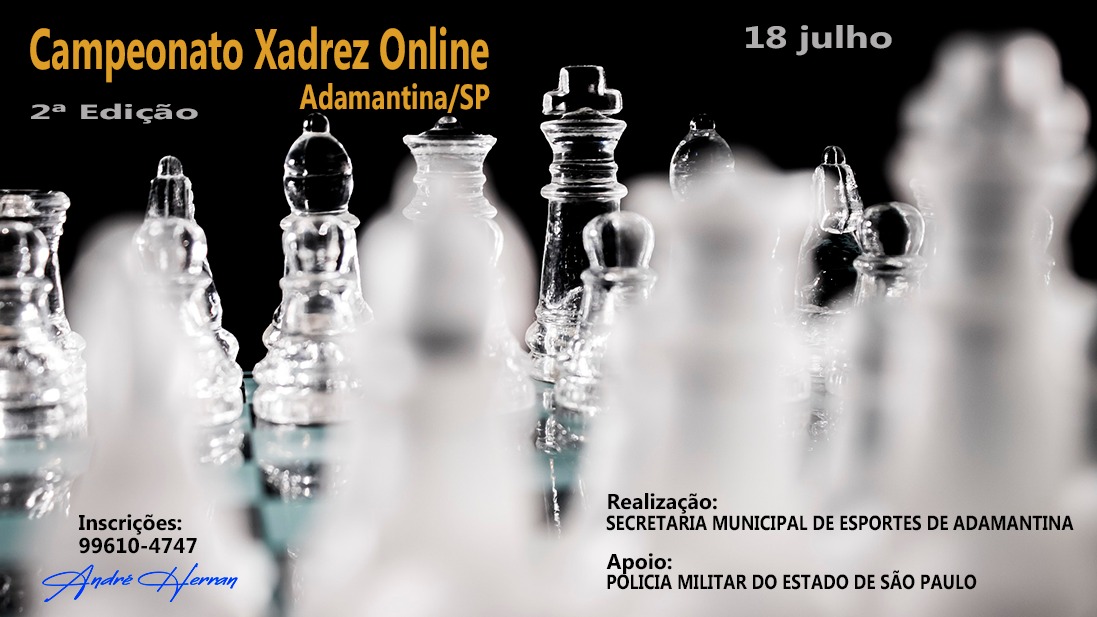 Sede da 2ª Companhia da Polícia Militar em Adamantina receberá partidas do Campeonato Oficial Online de Xadrez da região de Adamantina
