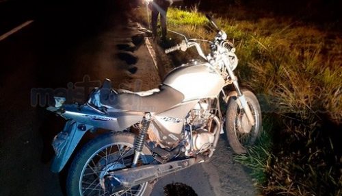Motociclista fica ferido em acidente na rodovia que liga Iacri a Bastos
