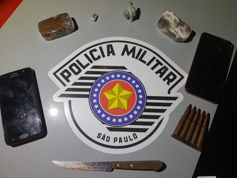 POLÍCIA MILITAR PRENDE INDIVÍDUO POR TRÁFICO DE DROGAS EM LUCÉLIA E EVITA HOMICÍDIO.