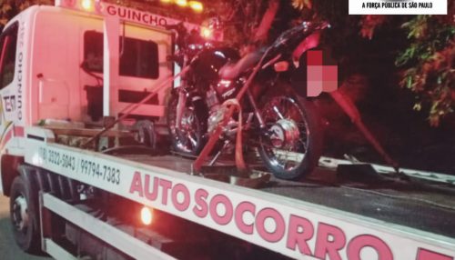Infração de trânsito somada a irresponsabilidade resulta no recolhimento de motocicleta.