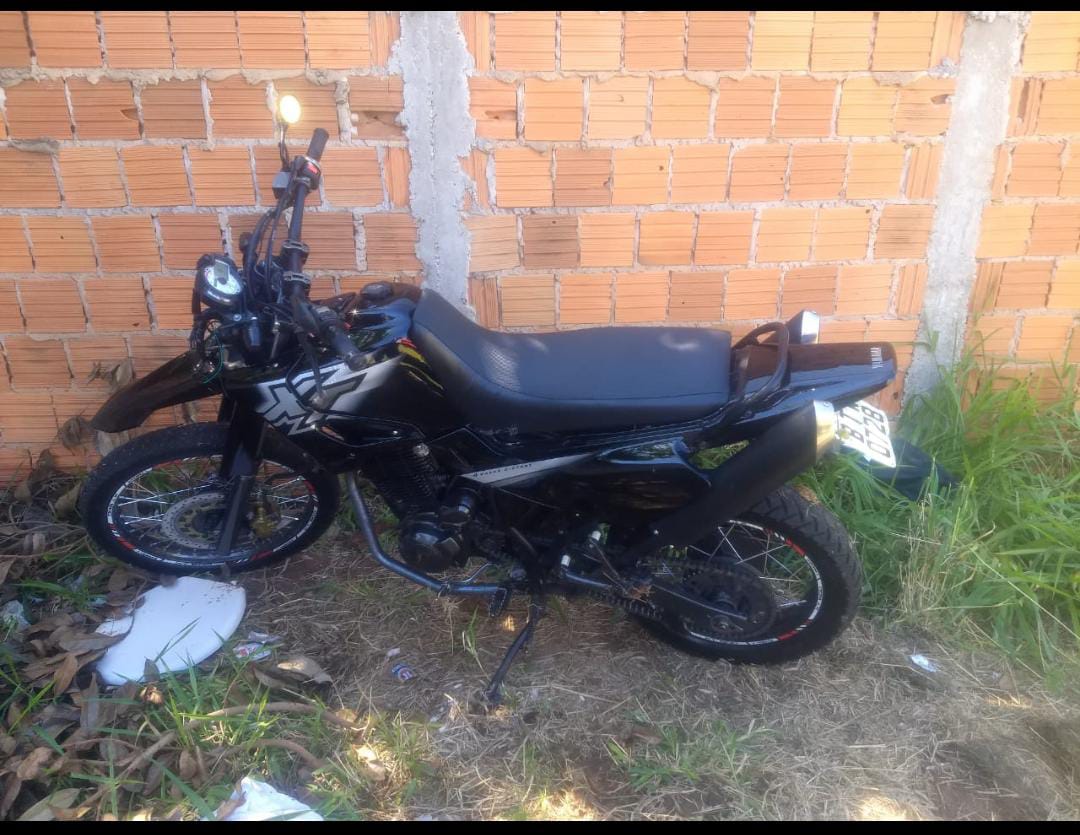 Moto de grande porte que havia sido furtada foi localizada pela PM em Panorama