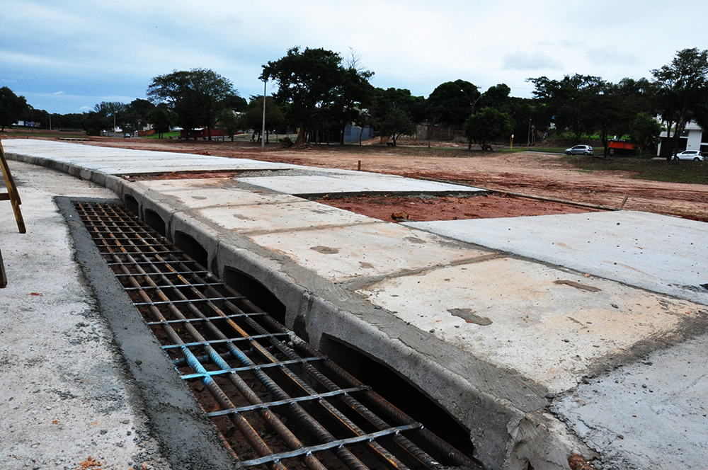 Construção de galerias no entorno do Pioneiros entra na fase final