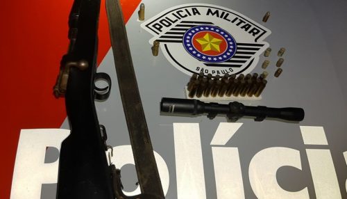 Durante patrulhamento pelo Indaiá, PM ouve tiros e apreende arma sem documento em Flórida Paulista