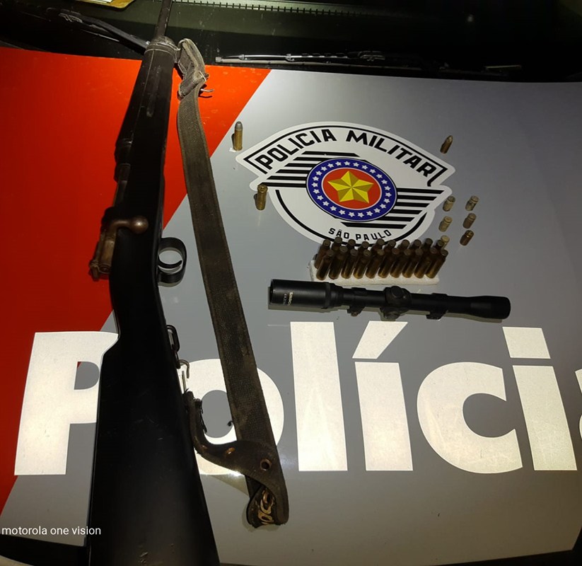 Durante patrulhamento pelo Indaiá, PM ouve tiros e apreende arma sem documento em Flórida Paulista