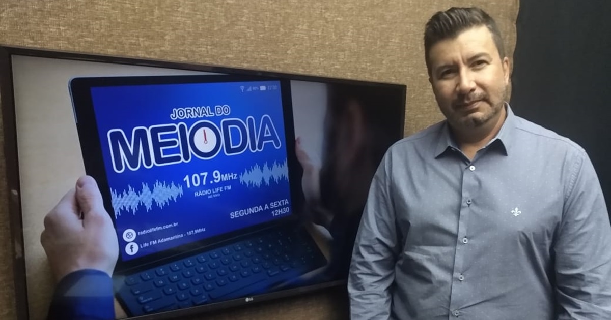 Presidente do Sincomércio Alta Paulista, Sérgio Vanderlei, no Jornal do Meio Dia