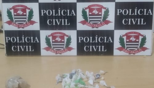 Polícia Civil prende homem suspeito por tráfico e apreende porções crack e maconha em Dracena