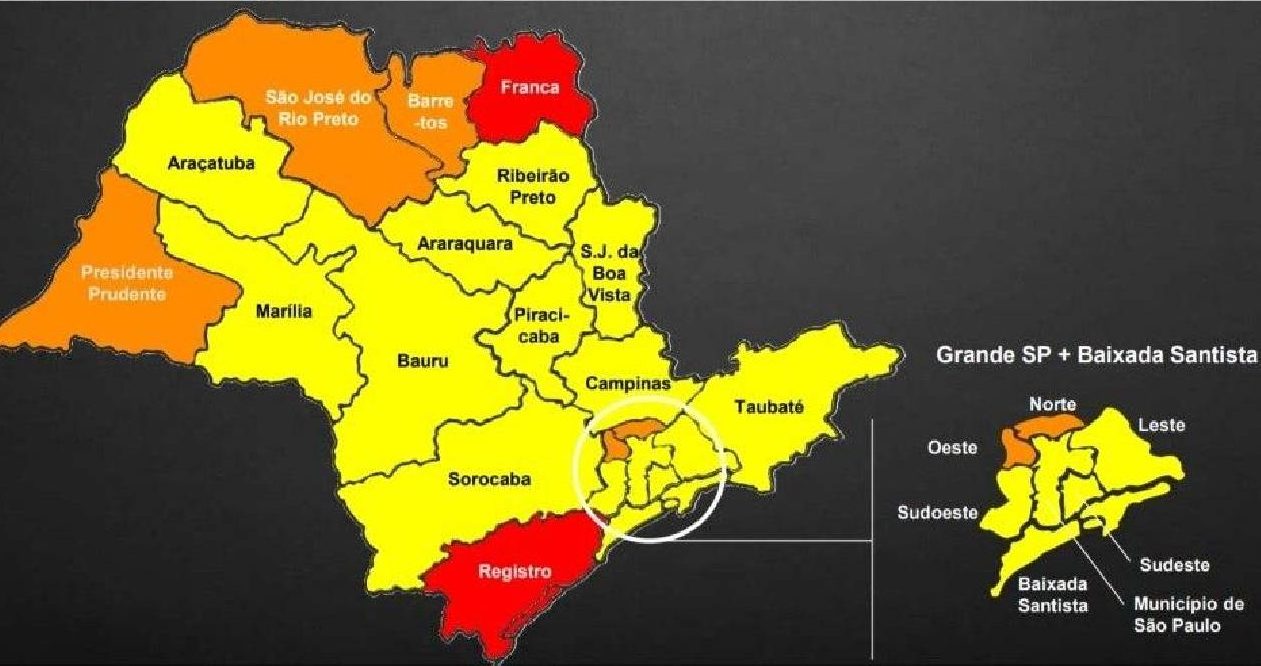 Governo de SP autoriza jornada de 8h para comércios da fase amarela