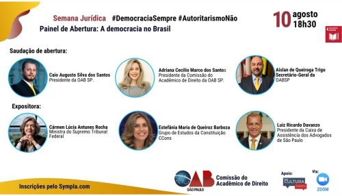 Curso de Direito da UniFAI participa de  Semana Jurídica virtual da OAB São Paulo