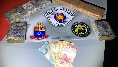 Homem é preso em Panorama por tráfico de Drogas e apreendido mais de 02kg de maconha prontos para a venda