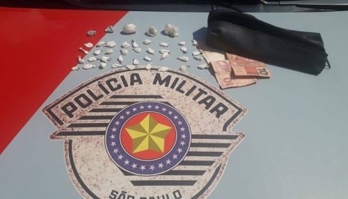 Homem de 33 anos é preso em flagrante por tráfico de drogas