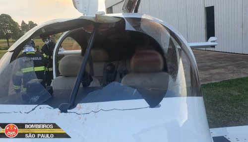 Acidente com urubu e aeronave causa pouso forçado