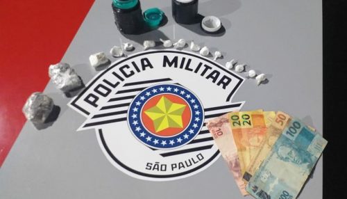 Polícia prende homem em Dracena, por tráfico de drogas