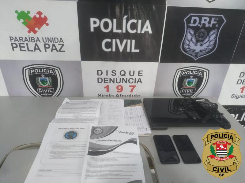 Polícia Civil identifica e prende grupo por fraude em vestibular de Medicina