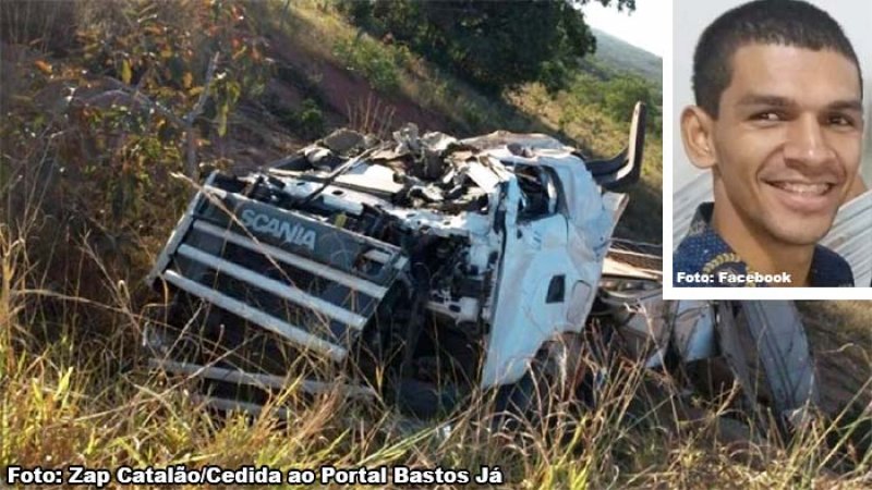 Motorista de Herculândia morre em acidente grave em acidente em rodovia de Goiás