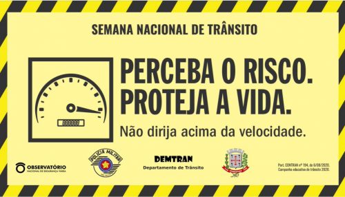 Prefeitura de Adamantina, inicia a Semana Nacional de Trânsito 2020