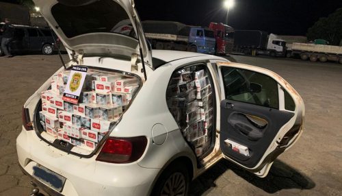 Operação desarticula associação criminosa e apreende carga contrabandeada de cigarros avaliada em quase R$ 21 mil