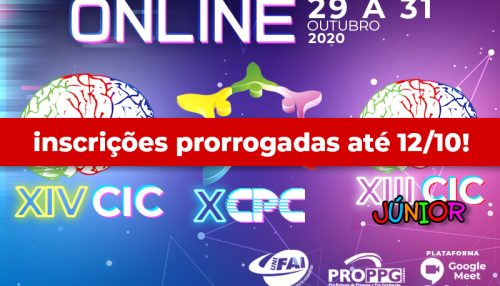 Congressos Científicos 2020 da UniFAI tem inscrições prorrogadas